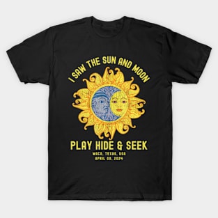 Waco Texas Usa Path Of Totality Solar Eclipse April 2024 T-Shirt